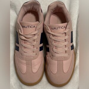 Nautica Blush and Navy Casual Sneakers